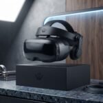All-in-One Standalone Virtual Reality Headset – Modern Black Wireless VR Goggles with Integrated Headphones & Adjustable Headstrap - Image 2