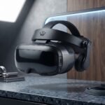 All-in-One Standalone Virtual Reality Headset – Modern Black Wireless VR Goggles with Integrated Headphones & Adjustable Headstrap - Image 3