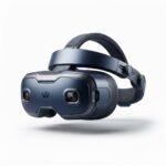 All-in-One Standalone Virtual Reality Headset – Dark Blue / Slate Wireless VR Goggles with Dual Tracking Cameras & Rigid Adjustable Headstrap